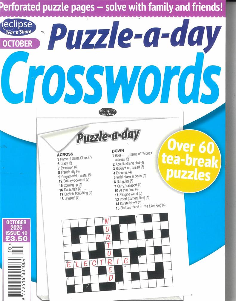 Eclipse Tear n Share Crosswords - NO 10
