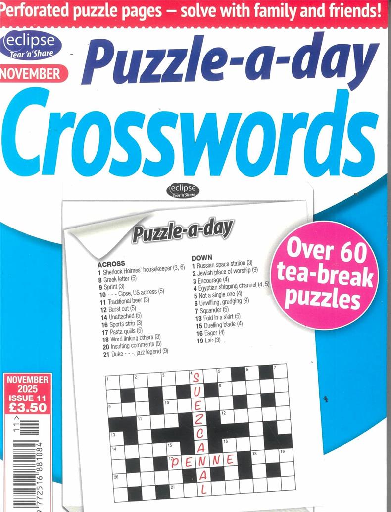 Eclipse Tear n Share Crosswords - NO 11