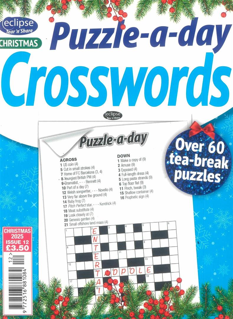 Eclipse Tear n Share Crosswords - NO 12