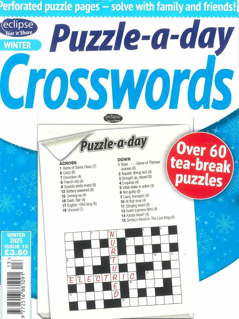 Eclipse Tear n Share Crosswords - NO 13