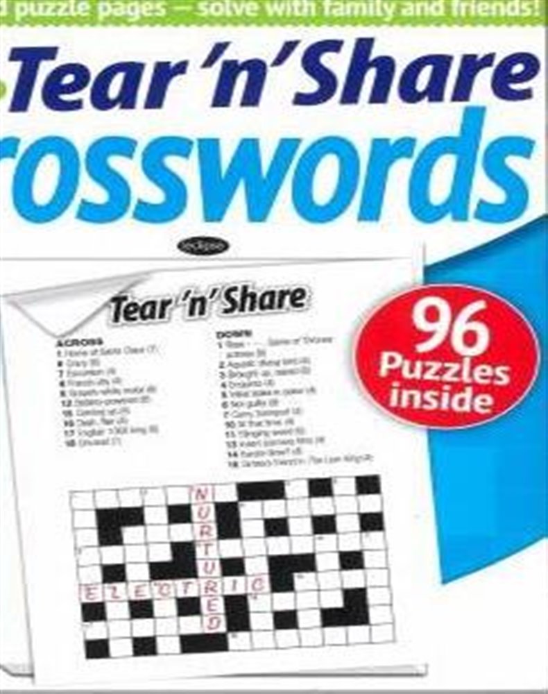 Eclipse Tear n Share Crosswords Magazine Subscription