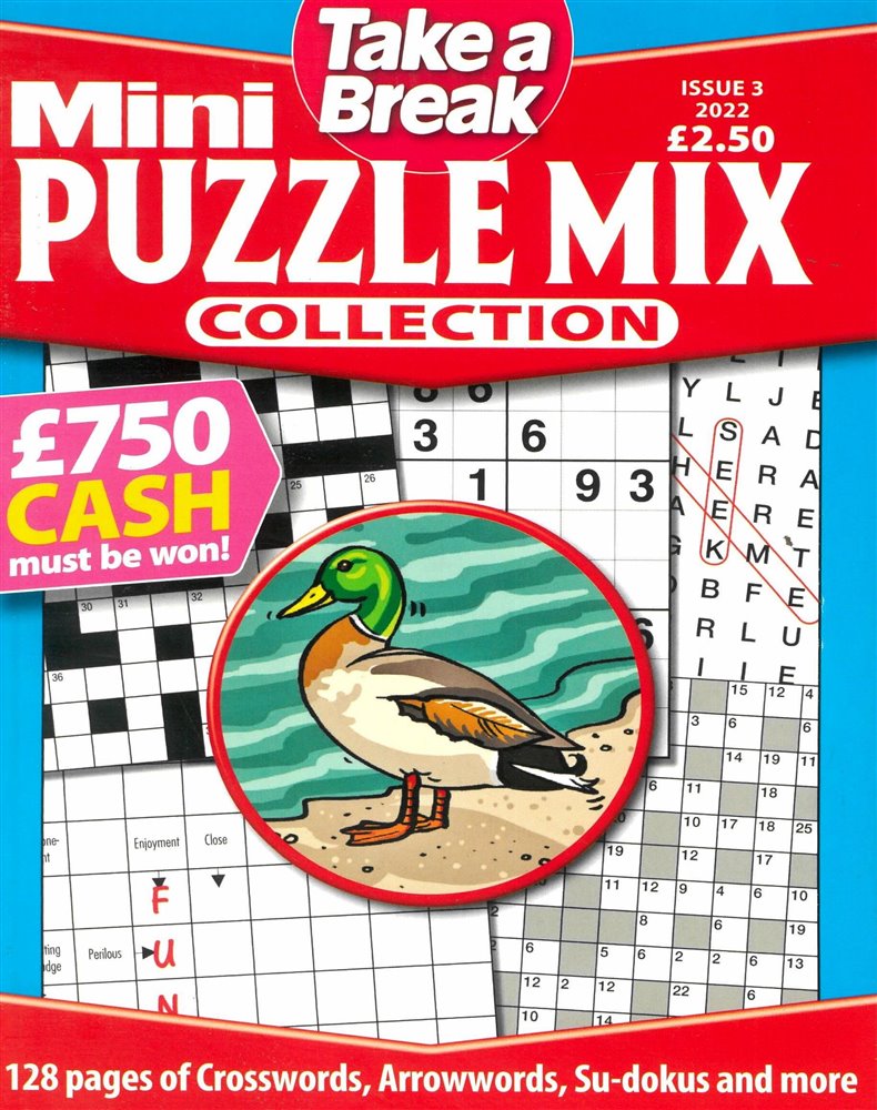 TAB Mini Puzzle Mix Collection Magazine Issue NO 3