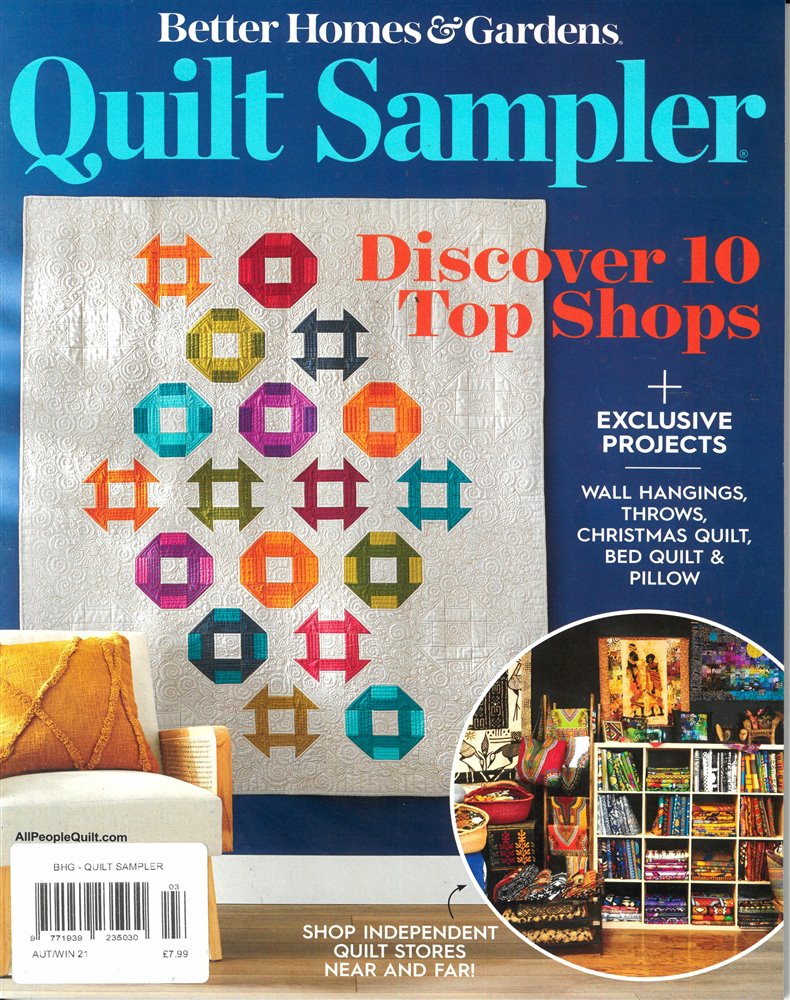 BHG Quilt Sampler Magazine Issue AUT/WIN