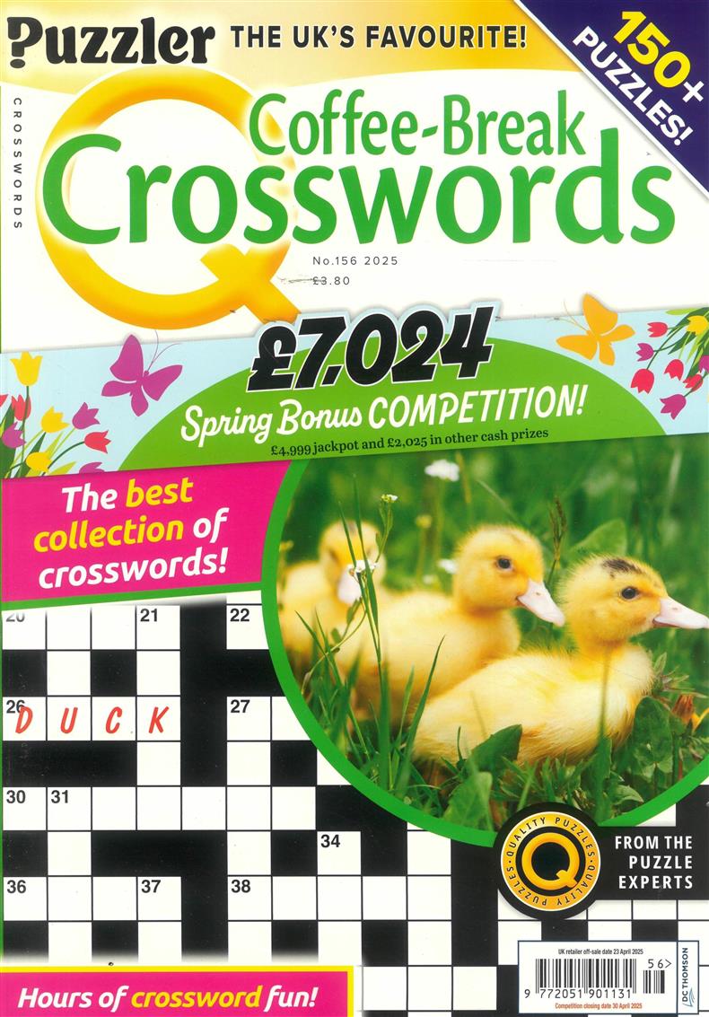 Puzzler Q Coffee Break Crosswords - NO 156