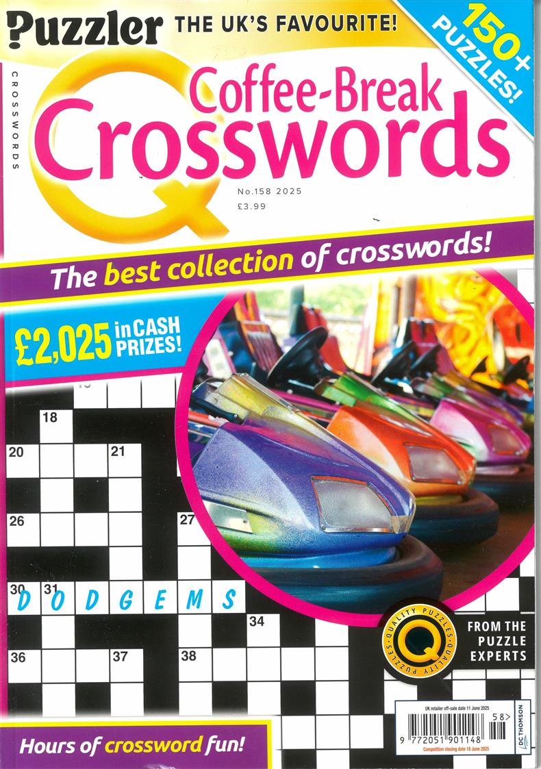 Puzzler Q Coffee Break Crosswords - NO 158