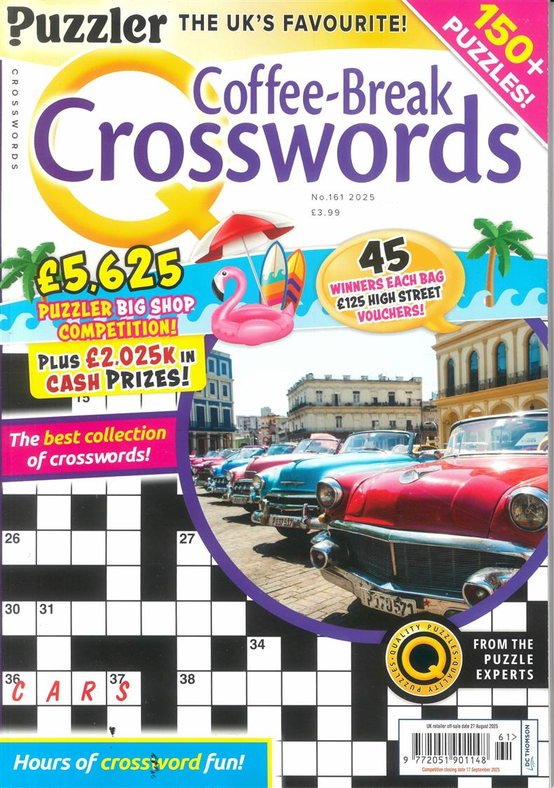 Puzzler Q Coffee Break Crosswords - NO 161