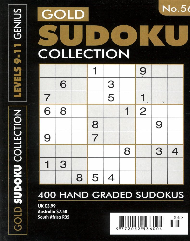 Gold Sudoku Collection Magazine Issue NO 56
