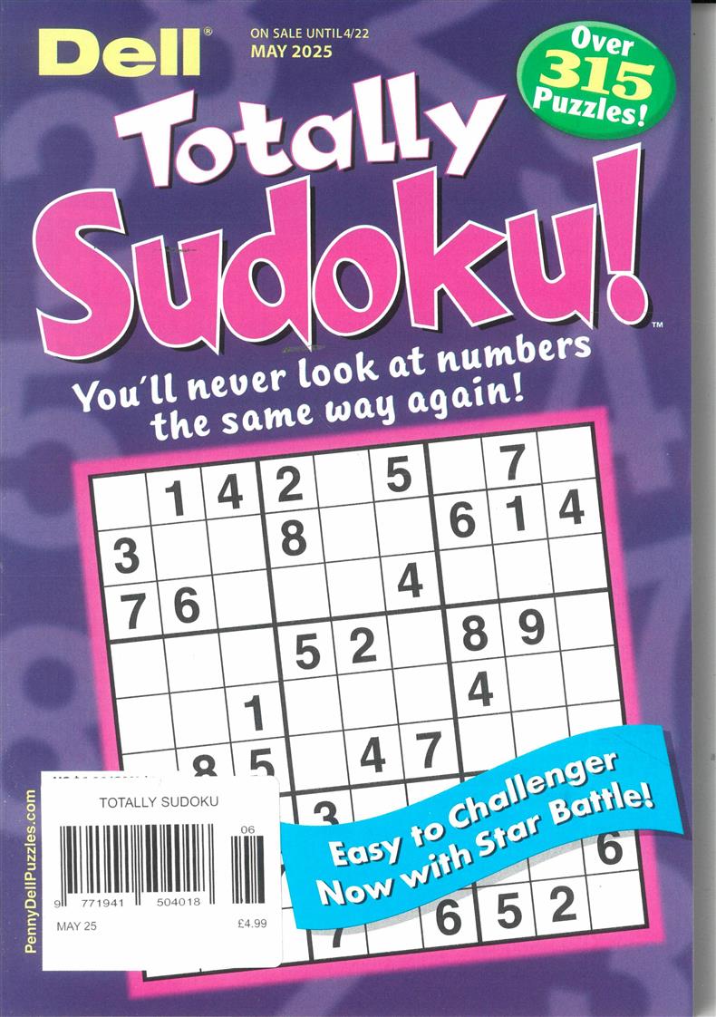 Totally Sudoku - MAY 25