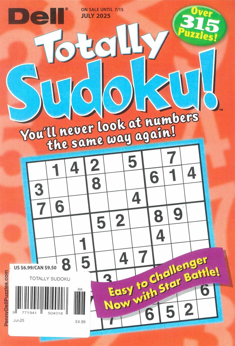 Totally Sudoku - JUL 25