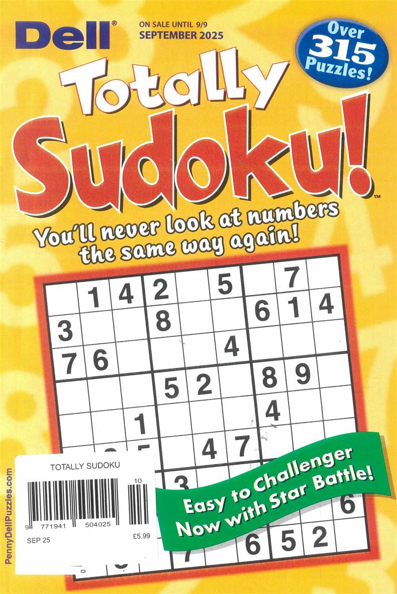 Totally Sudoku - SEP 25