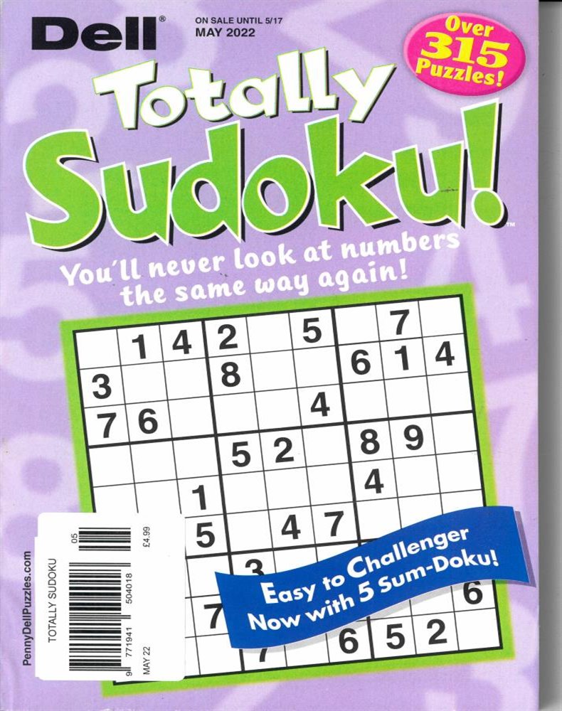 Totally Sudoku Magazine Issue MAY 22