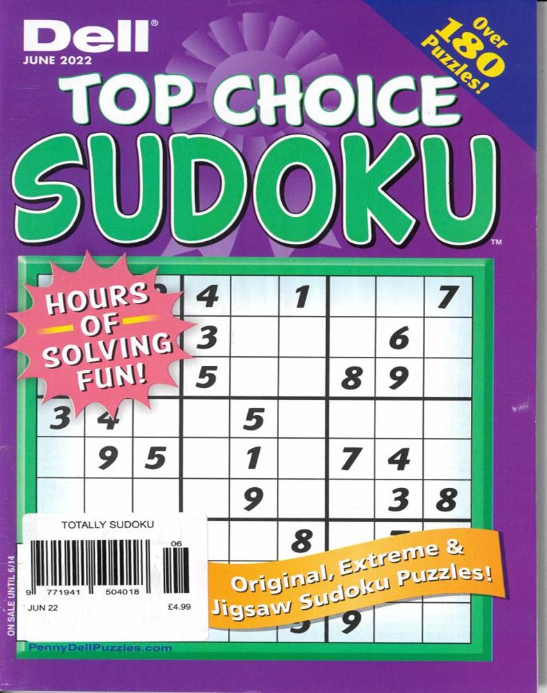 Totally Sudoku Magazine Issue JUN 22