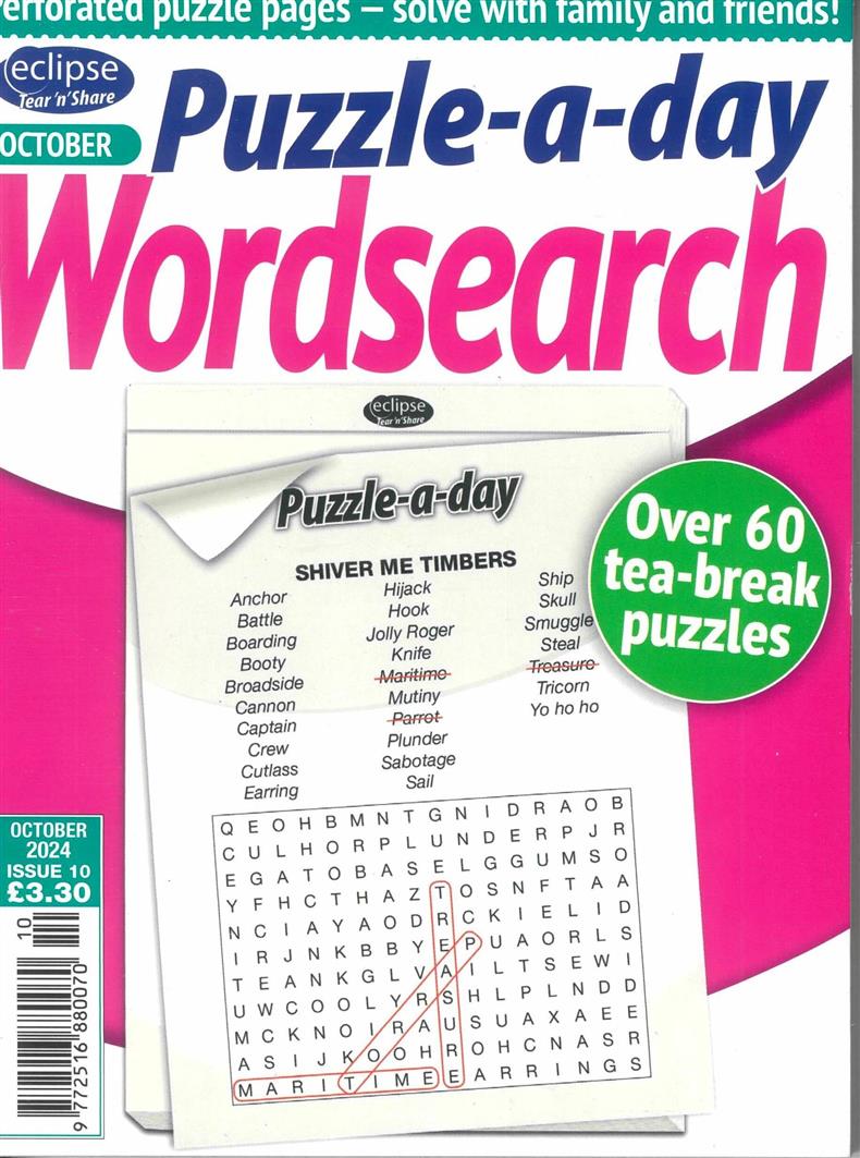 Eclipse Tear N Share Wordsearch - NO 10