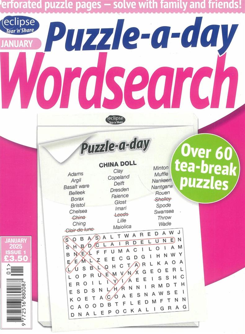 Eclipse Tear N Share Wordsearch - NO 1