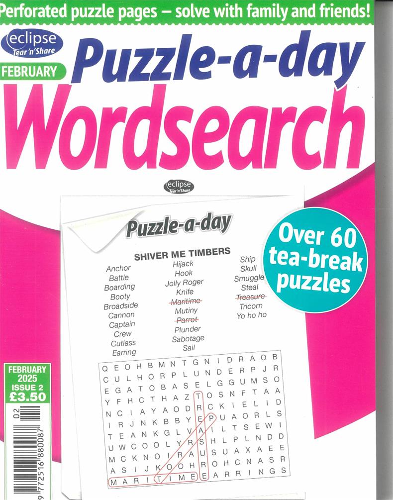 Eclipse Tear N Share Wordsearch - NO 2