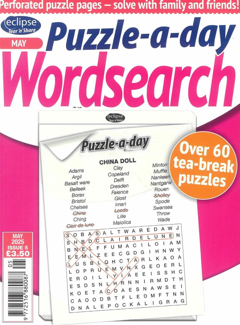 Eclipse Tear N Share Wordsearch - NO 5