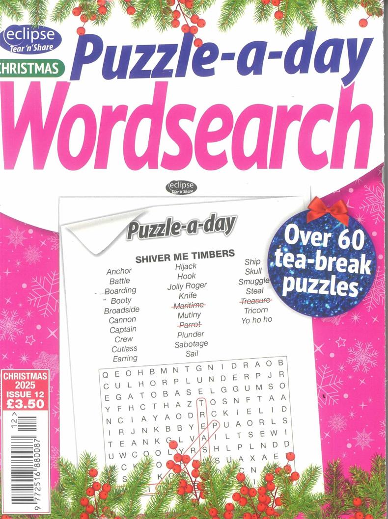 Eclipse Tear N Share Wordsearch - NO 12