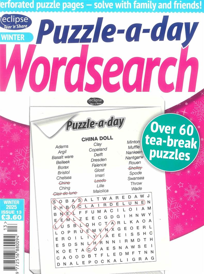 Eclipse Tear N Share Wordsearch - NO 13