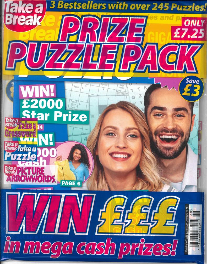 Take a break Prize Puzzle Pack  - NO 69
