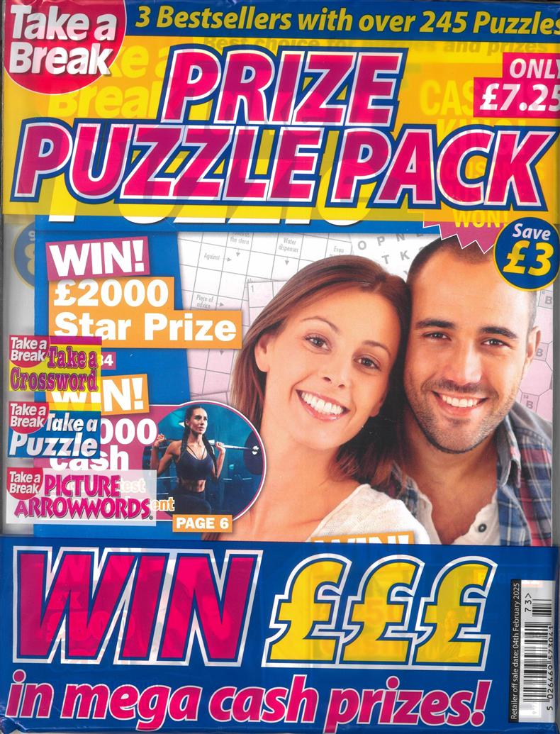 Take a break Prize Puzzle Pack  - NO 73