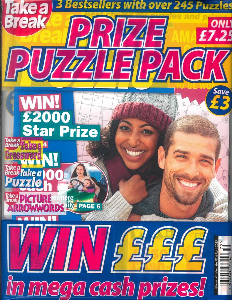 Take a break Prize Puzzle Pack  - NO 75