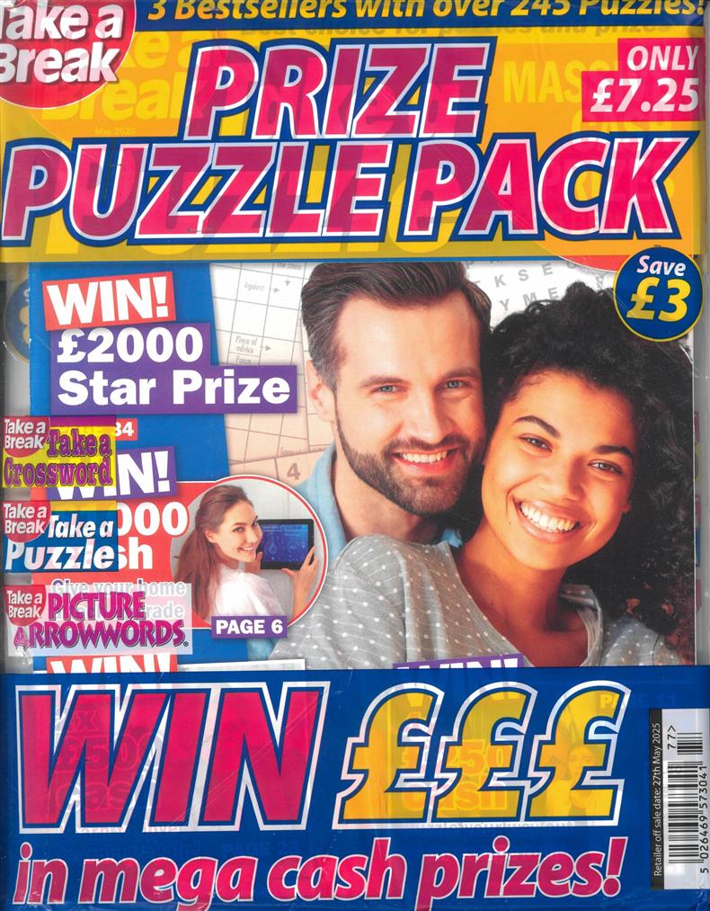 Take a break Prize Puzzle Pack  - NO 77