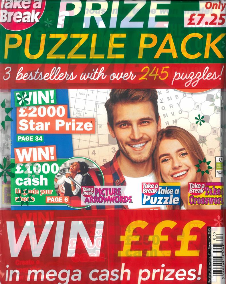 Take a break Prize Puzzle Pack  - NO 83