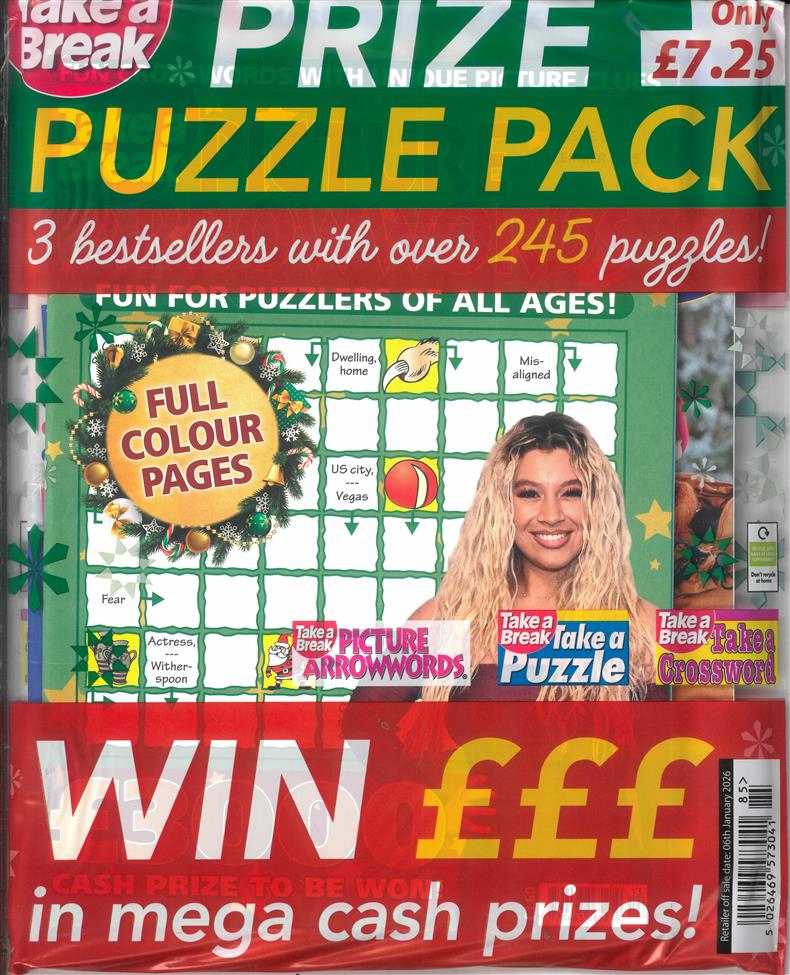 Take a break Prize Puzzle Pack  - NO 85