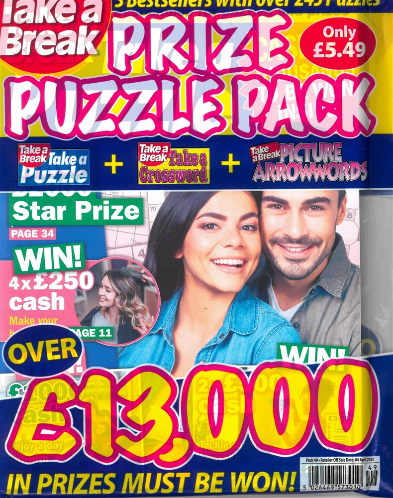 Take a Break Prize Puzzle Pack magazine subscription