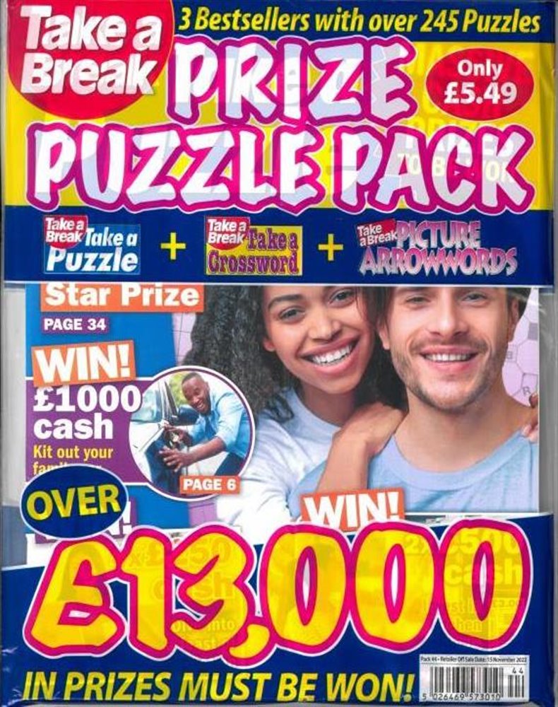 Take a Break Prize Puzzle Pack magazine subscription