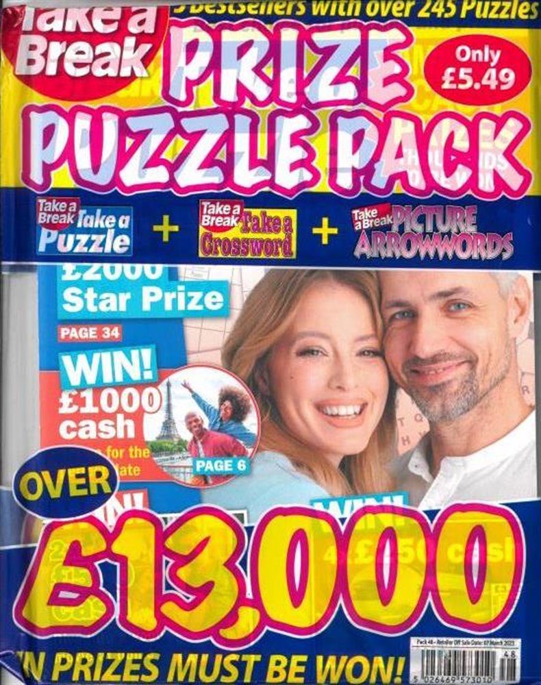 Take a Break Prize Puzzle Pack magazine subscription