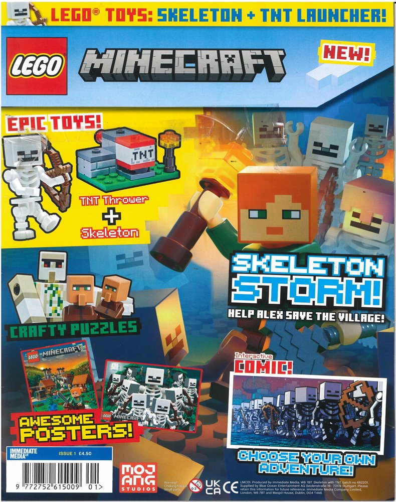Lego Minecraft Magazine Issue NO 01