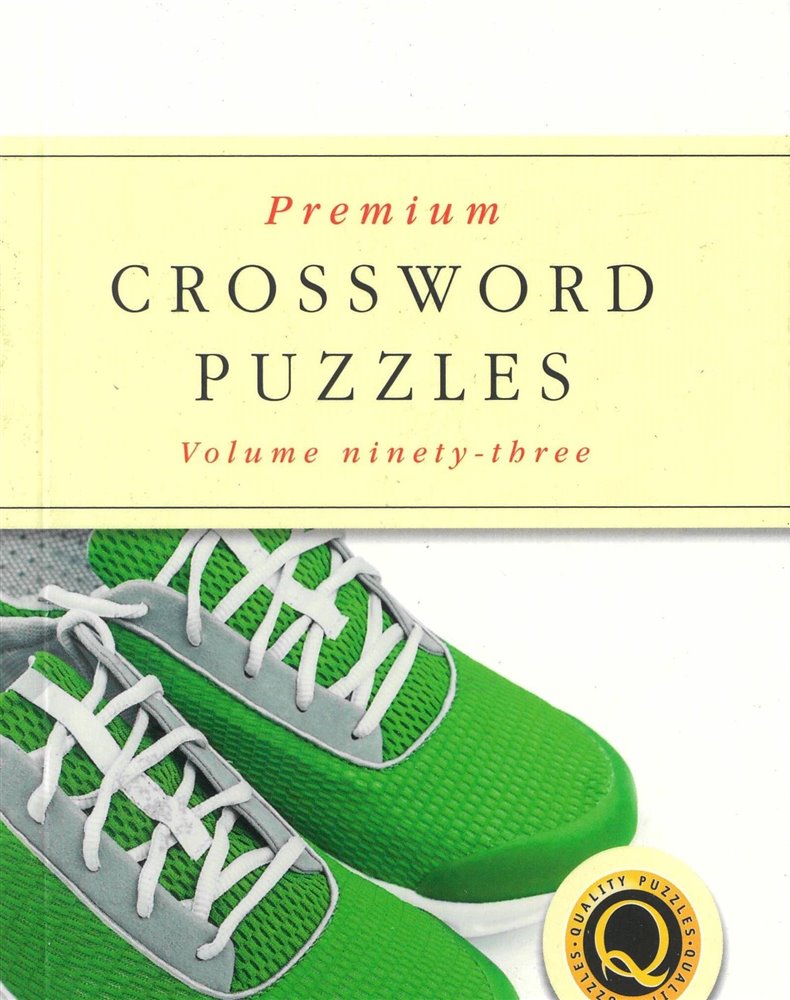 Premium Crossword Puzzles Magazine Issue NO 93