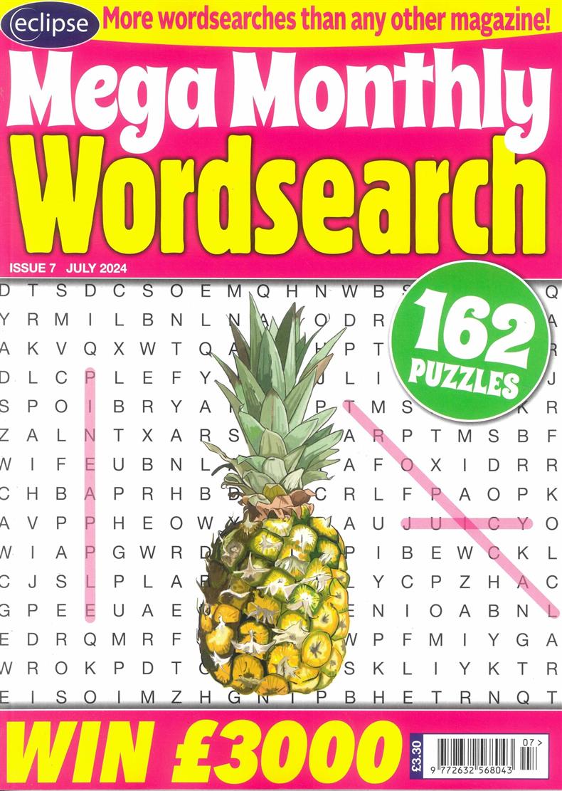 Eclipse Mega Monthly Wordsearch  - NO 7