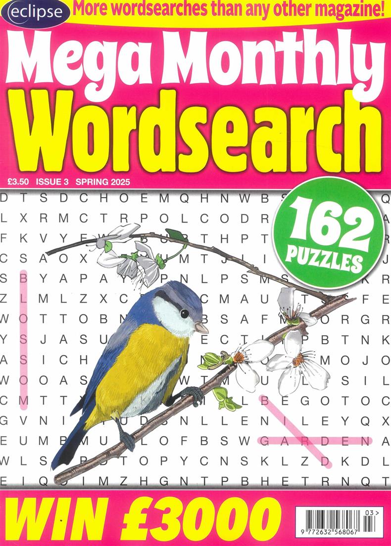 Eclipse Mega Monthly Wordsearch  - NO 3