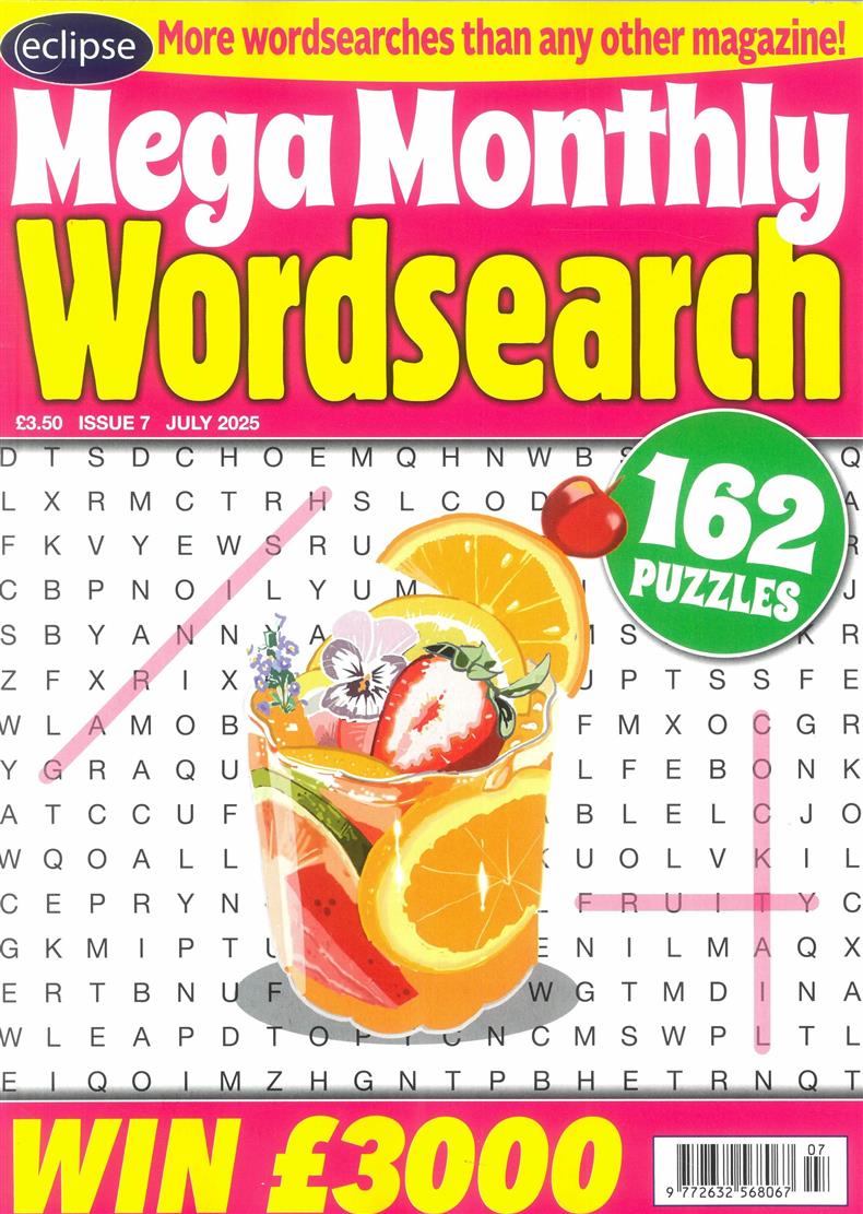 Eclipse Mega Monthly Wordsearch  - NO 7
