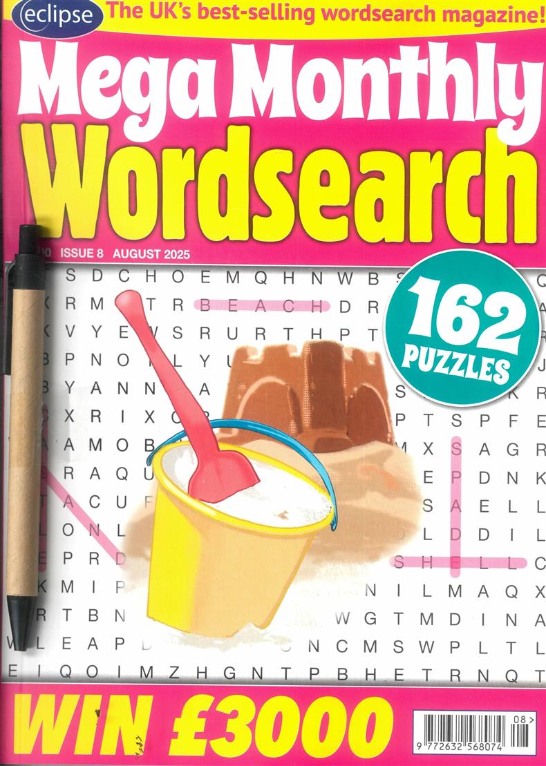 Eclipse Mega Monthly Wordsearch  - NO 8