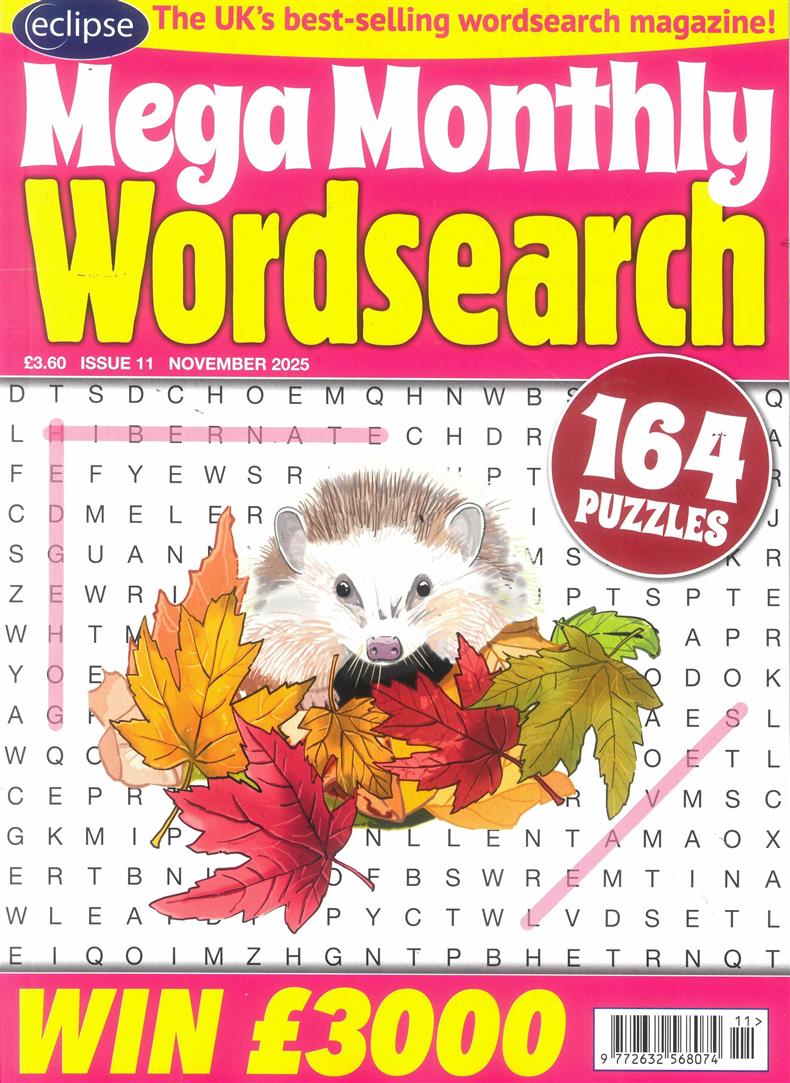 Eclipse Mega Monthly Wordsearch  - NO 11
