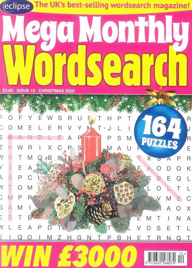 Eclipse Mega Monthly Wordsearch  - NO 12