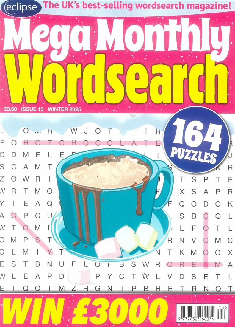 Eclipse Mega Monthly Wordsearch  - NO 13