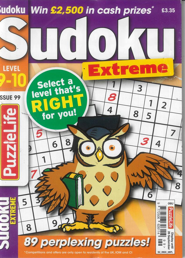 Puzzlelife Sudoku Extreme - NO 99