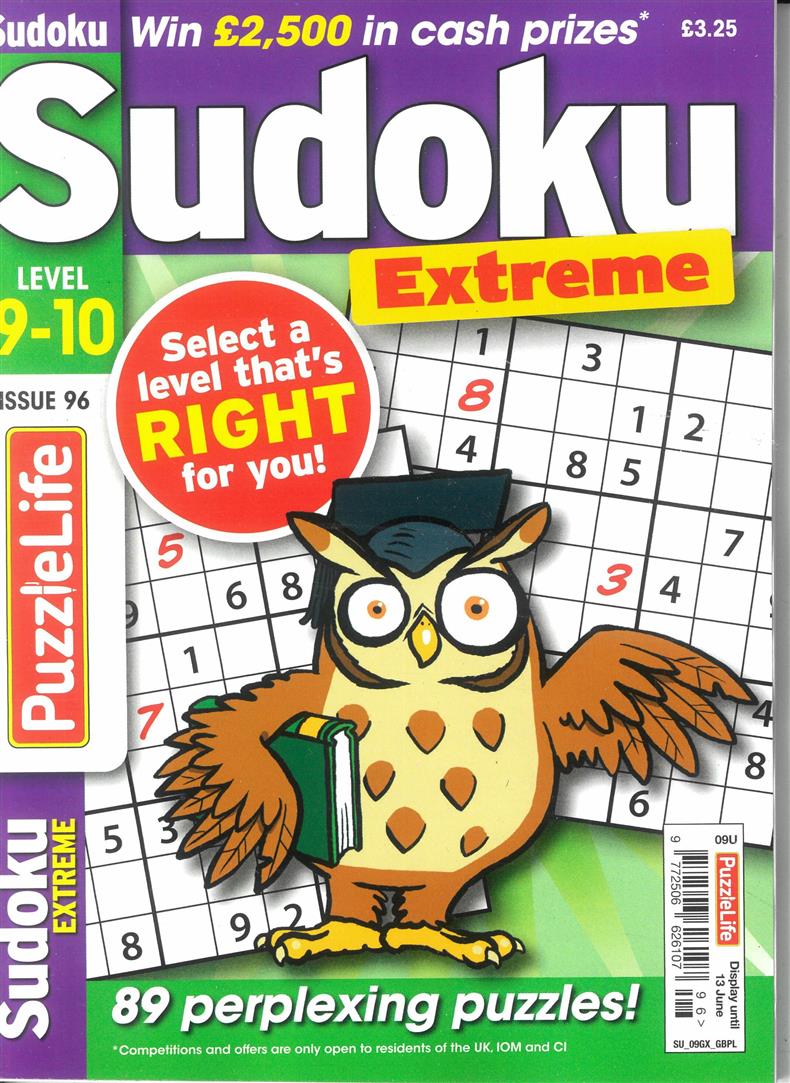 Puzzlelife Sudoku Extreme - NO 96