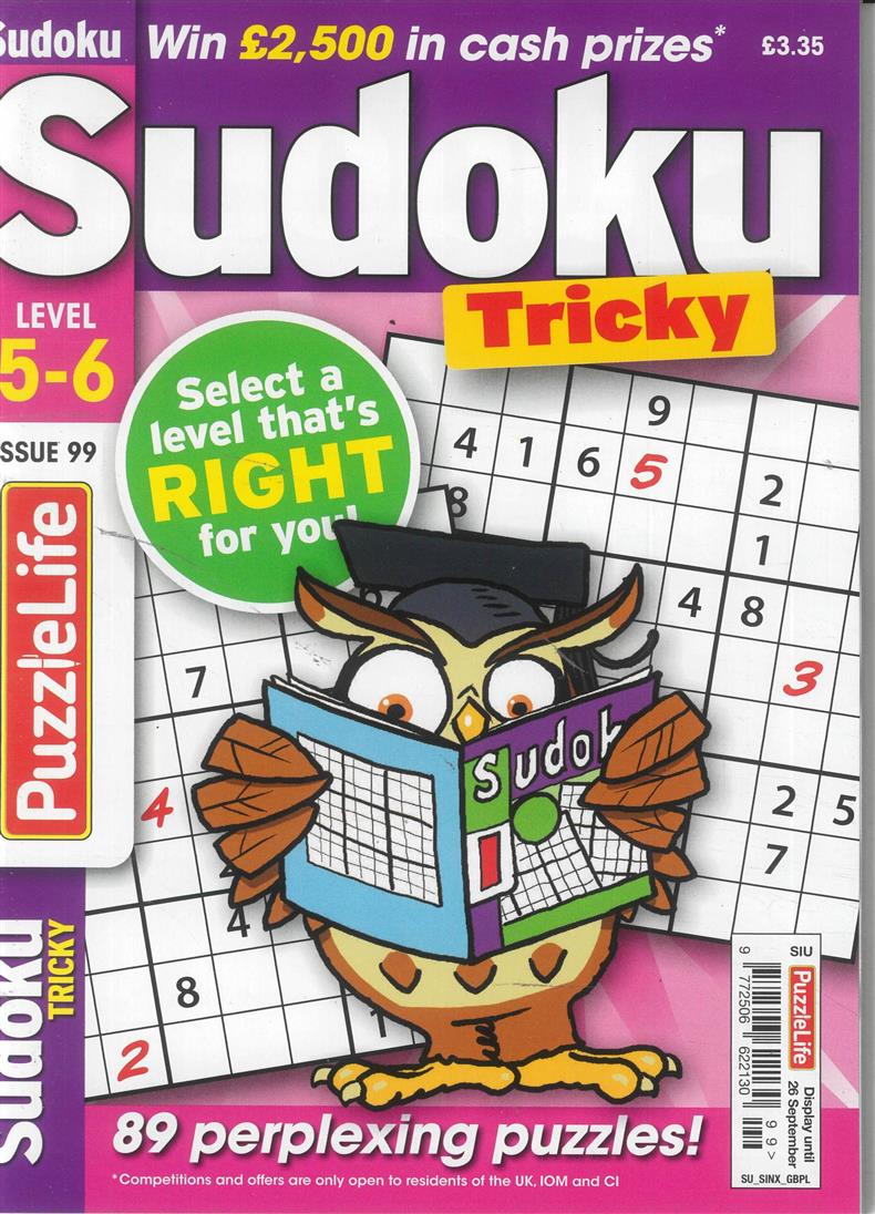 Puzzlelife Sudoku Tricky - NO 99