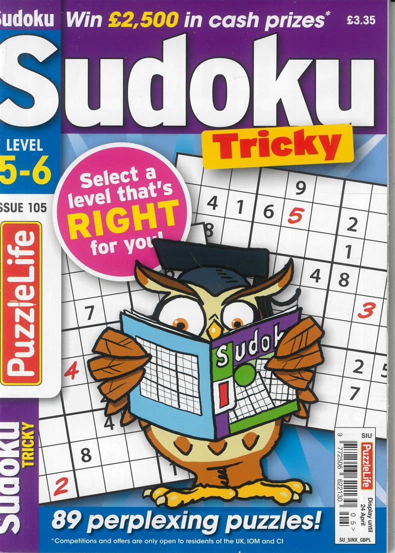 Puzzlelife Sudoku Tricky - NO 105