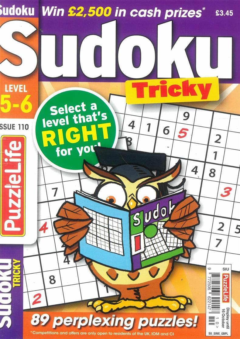 Puzzlelife Sudoku Tricky - NO 110