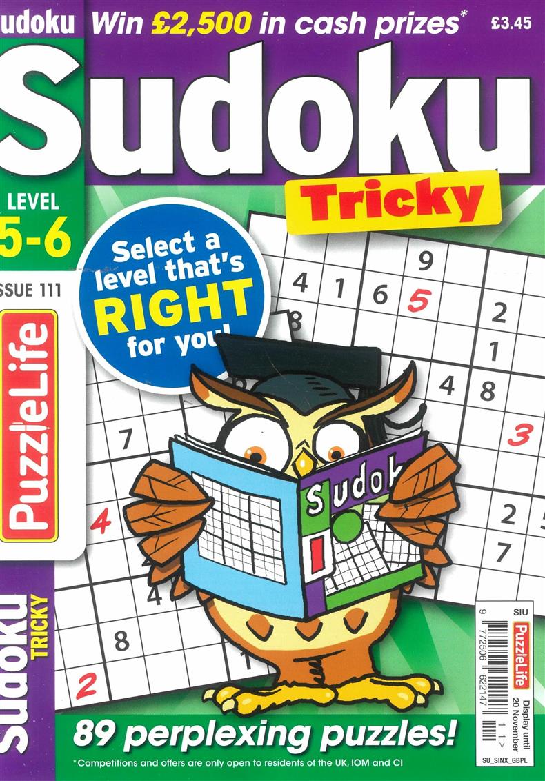 Puzzlelife Sudoku Tricky - NO 111