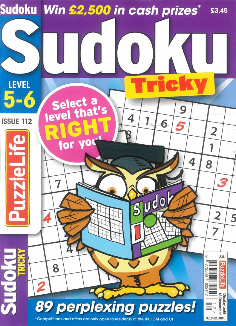 Puzzlelife Sudoku Tricky - NO 112