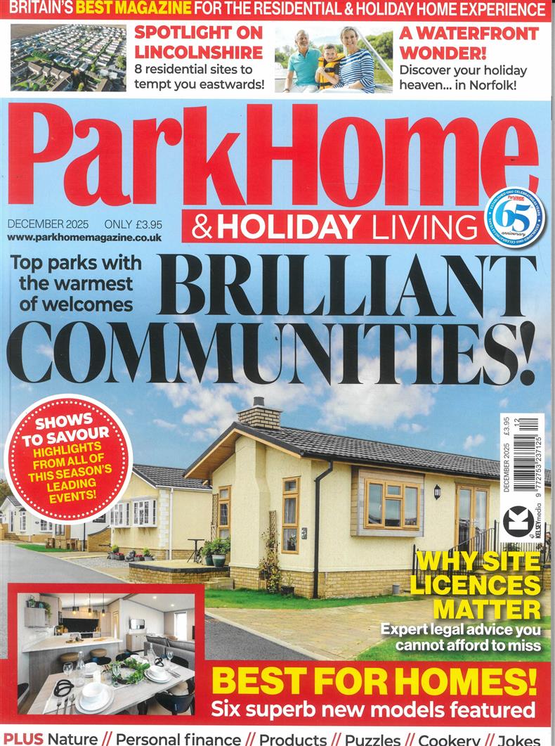 Park Homes & Holiday Caravan - DEC 25