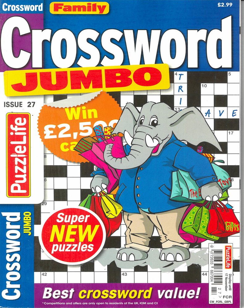 Family Crossword Jumbo Magazine subscription Family Crossword Jumbo Magazine subscription