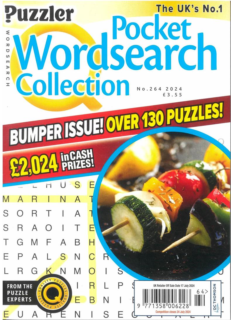 Puzzler Pocket Wordsearch Collection - NO 264